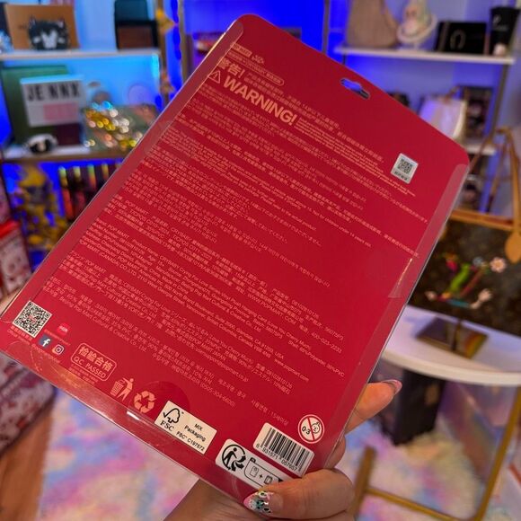 New CRYBABY Crying For Love Series-Vinyl Plush Hanging Card (Love You Cherry Muc - Picture 5 of 8